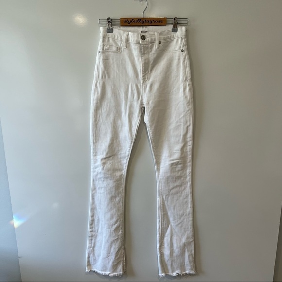 Hudson Heartbreaker High-Rise Bootcut Jeans in Optical White - Picture 4 of 16